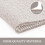 Tapete de Banho Antiderrapante de PVC com Bucha Vegetal 47x16 polegadas 4