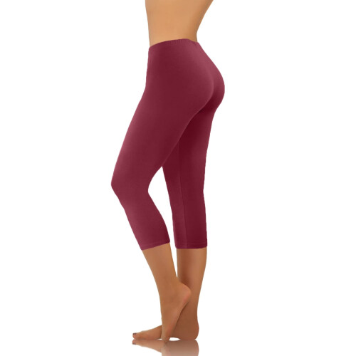 Καλοκαιρινά μεγάλα μεγέθη γυναικών Capris Plus Size Μόδα Casual γυναίκες Στερεά έκταση