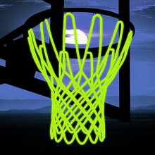 Glow Basketball Net Outdoor Portable Sun-Powered Nylon