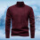 Pull de Noël moche pour homme, doublé et chaud, col montant 2