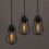 Industrial Cage Ceiling Pendant Light Black Metal 1 Set 4
