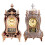 Relógio de mesa estilo europeu com carrilhão a cada hora e pêndulo. 4