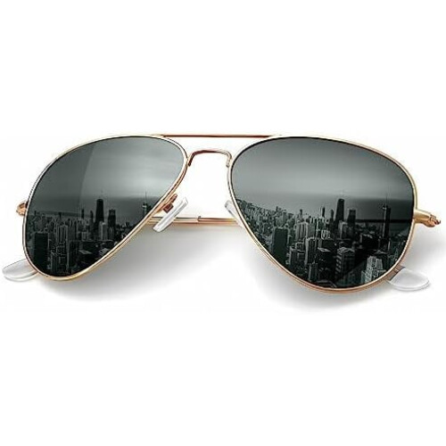 Aviator solglasögon polariserade UV-skydd