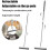 ShaoXinWan Pet Hair Remover Rubber Sweep Tool White 8