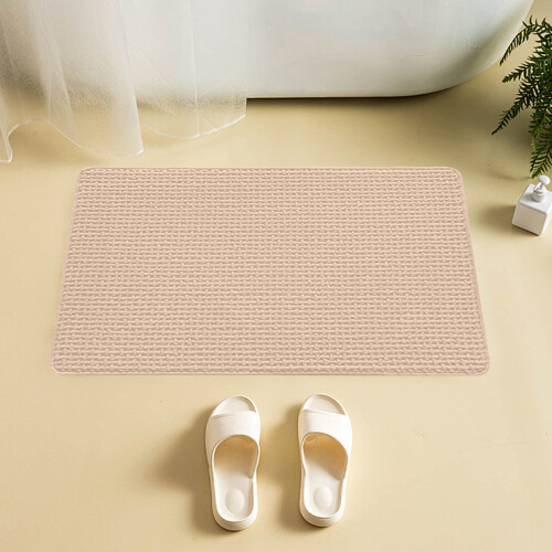 Tapete de banheiro absorvente, macio, antiderrapante e de secagem rápida, 60 x 90 cm (24 x 36 polegadas). 2