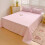 Polyesterlakan Full storlek Rosa 220x230 cm 5