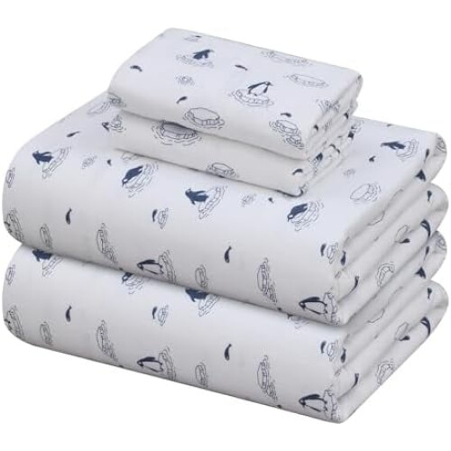 Cal King Flannel Sheet Set 4-Piece Deep Pocket