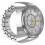 Ψηφιακό Ρολόι με Δαχτυλίδι Sterling Silver, Βολικό Ρολόι Miss2.50X2.00X2.00CM Ασημί 1