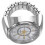 Ψηφιακό Ρολόι με Δαχτυλίδι Sterling Silver, Βολικό Ρολόι Miss2.50X2.00X2.00CM Ασημί 3