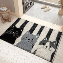 Zerbino decorativo con simpatici animali, zerbino d'ingresso a tema animali, resistente all'usura e antiscivolo, per l'ingresso di casa e bagno, ad