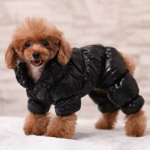 Nepromokavý zimní kabát pro psy, teplý fleecový overal pro malé psy