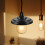 Vintage ceiling-mounted pendant lamp base set 5