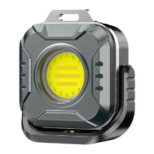 Mini LED munkalámpa, 1200mAh hordozható, újratölthető mágneses munkalámpák kültéri kempingezéshez, autójavításhoz