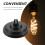 Vintage ceiling-mounted pendant lamp base set 2