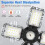 Λαμπτήρας LED για γκαράζ, 2 τεμάχια, 120W 12000LM 6500K, 4+1 παραμορφώσιμα πάνελ, E26/E27, 4