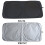 unbranded 150 *70cm Sun Shade for Car Window Front Windshield Sunshades Windows Protector Silver 7