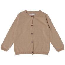 Casual effen vest met lange mouwen voor peutermeisjes, geschikt voor de herfst van 18-24 maanden.