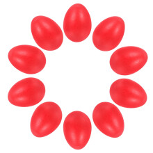 10 pezzi di uova finte grandi e simulate per decorazioni di Pasqua per feste di bambini