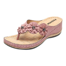 Rea-sandaler för kvinnor – 30 % rabatt! Stretchiga ortopediska sandaler, vävda strandkilskor, rosa, storlek 39, kompatibla med ortopediska inlägg