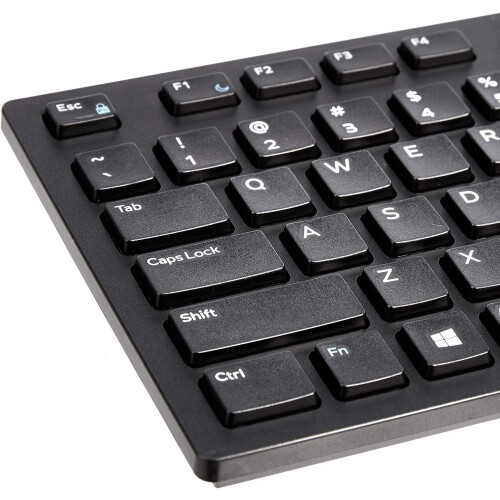 Bedraad QWERTY-toetsenbord, standaardformaat, zwart 2