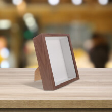 MLINS Deep Shadow Box Frame Acrylic Display Case for Specimen Wooden Frame with Clear Acrylic Window for Tabletop and Wall Hanging