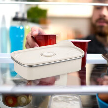 Stainless Steel Bread Box,Microwaveable Stainless Steel Airtight Storage Container