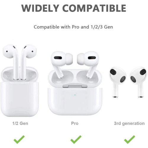 Ear Hook Compatible with AirPods Pro 3 2 1 Gen, Patented Multi-Dimensional Adjustable Ear Holder (White) 1