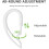 Ear Hook Compatible with AirPods Pro 3 2 1 Gen, Patented Multi-Dimensional Adjustable Ear Holder (White) 3