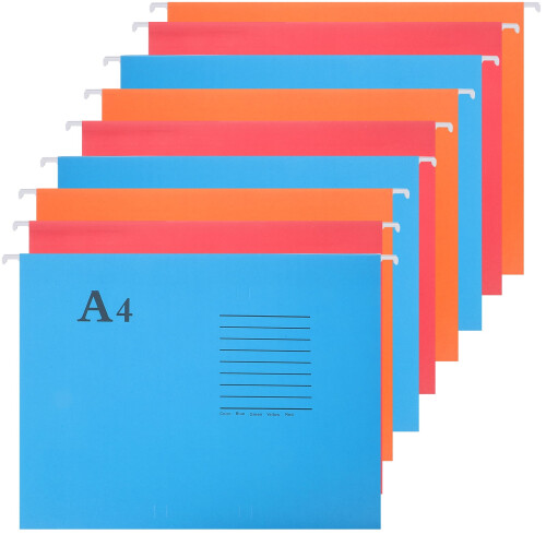 10 cartelle sospese formato A4 2