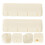 Banjo Nut Banjo Nut Instrument Replacement: 2pcs String Nut Mandolin Bridge,1.18"X0.39"X0.39" 2
