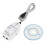 Guitar to USB Interface Link Cable Adapter Audio Connector Recorder for PC/Computer 3
