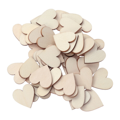 150Pièces Formes Bois Beige Pour Projets DIY Scrapbooking