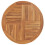 VidaXL vidaXL Solid Teak Wood Table Top Round 80cm Wooden Replacement Dining Tops 3