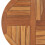 vidaXL Solid Teak Wood Table Top Round 70cm Wooden Replacement Dining Tops 6