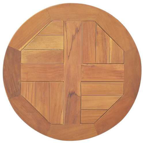 VidaXL vidaXL Solid Teak Wood Table Top Round 2.5 cm 40 cm Replacement Table Top 1