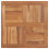 vidaXL Solid Teak Wood Table Top Square 80cm Wooden Replacement Dining Tops 2