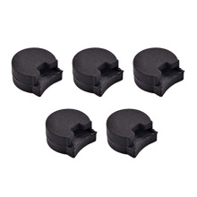 10Ud Reposapulgar Negro Para Instrumentos Musicales Durable Y Práctico