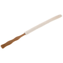 24Pz Spazzole Pulizia Guzheng Cotone Morbido Con Manico Legno Bianco