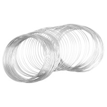 2Jgo Material Para Joyería Plata Acero Duradero Y DIY