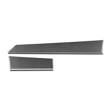 För Crosstrek 2024 2025 Carbon Fiber Dashboard Panel Cover Trim Stickers Tillbehör