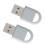 2PCS for PC05 GuliKit Hyperlink 2 Wireless Controller Adapter for Gulikit Controller  One/Series Gamepad for Windows 2