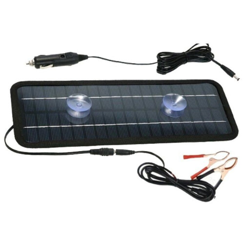 Solar Panel, 18V 20W Portable Solar Panel Powered by Backup Battery for Car Boat Outdoor
