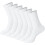 Hanes Unisex Plain Socks Crew and Ankle 6-Packs 1