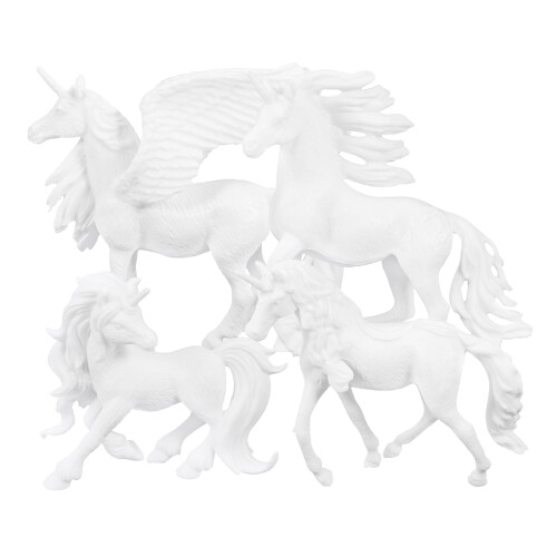 20Pz Set Unicorno in ABS Per E Gioco Creativo Bambini