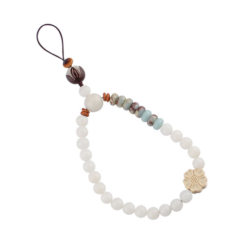 4Pz Decorazioni Telefono Con Perline E Bracciale Colorato