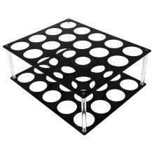 Suport de depozitare acrilic pentru role de vinil, 1 set