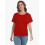 Γυναικεία Casual T-shirts Dolman με κοντομάνικα πουκάμισα, τοπ με βολάν και φαρδιά 1