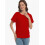 Γυναικεία Casual T-shirts Dolman με κοντομάνικα πουκάμισα, τοπ με βολάν και φαρδιά 3