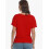 Γυναικεία Casual T-shirts Dolman με κοντομάνικα πουκάμισα, τοπ με βολάν και φαρδιά 2