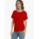 Γυναικεία Casual T-shirts Dolman με κοντομάνικα πουκάμισα, τοπ με βολάν και φαρδιά 5